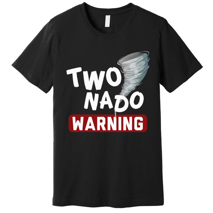 Twonado Tornado Watcher Chaser Birthday Premium T-Shirt