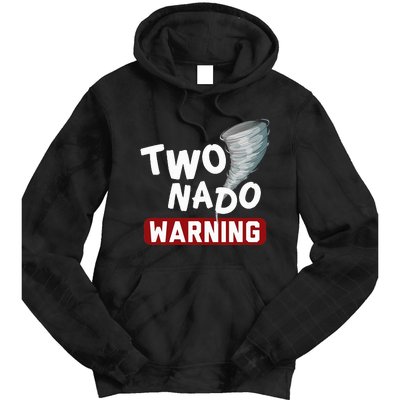 Twonado Tornado Watcher Chaser Birthday Tie Dye Hoodie