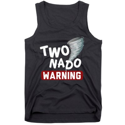 Twonado Tornado Watcher Chaser Birthday Tank Top