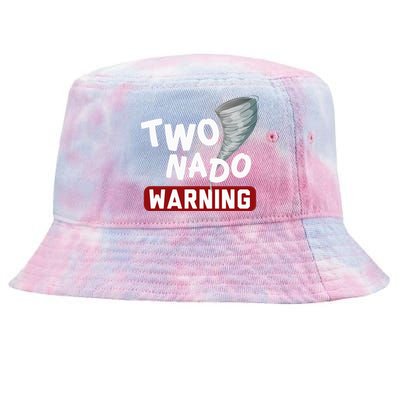 Twonado Tornado Watcher Chaser Birthday Tie-Dyed Bucket Hat