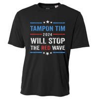 Tampon Tim Will Stop The Red Wave Vote Harris Walz 2024 Cooling Performance Crew T-Shirt