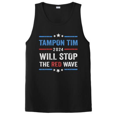 Tampon Tim Will Stop The Red Wave Vote Harris Walz 2024 PosiCharge Competitor Tank