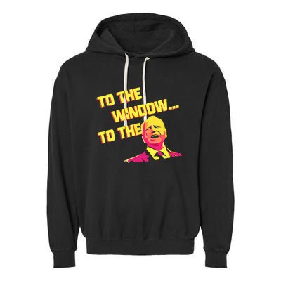 To The Window To The Walz Kamalaharris 2024 Garment-Dyed Fleece Hoodie