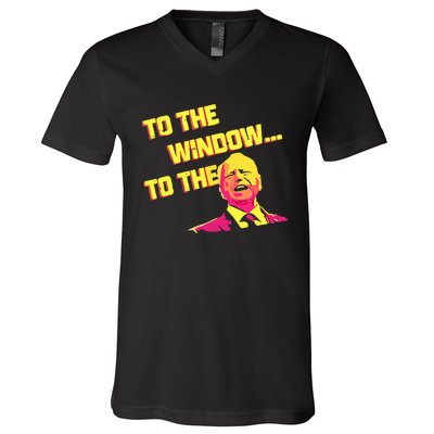 To The Window To The Walz Kamalaharris 2024 V-Neck T-Shirt