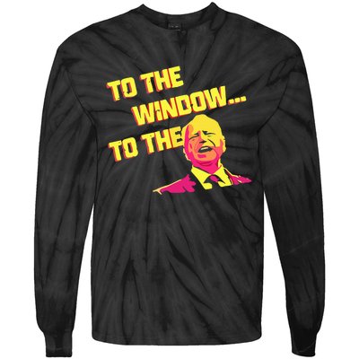 To The Window To The Walz Kamalaharris 2024 Tie-Dye Long Sleeve Shirt