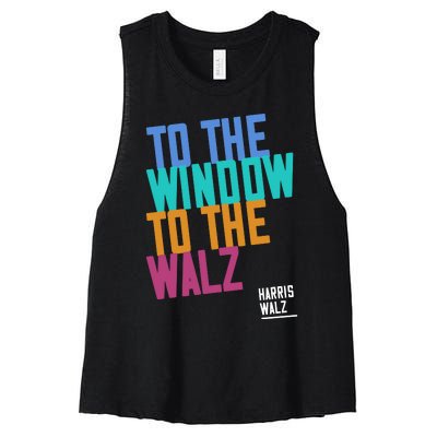 To The Window To The Walz Women's Racerback Cropped Tank