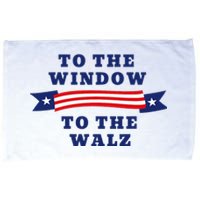 To The Window To The Walz President Kamala Harriss Waltz Microfiber Hand Towel