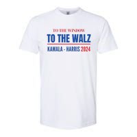 To The Window To The Waltz Walz Kamala Harris Tim Waltz Walz Softstyle CVC T-Shirt