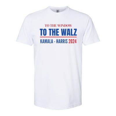 To The Window To The Waltz Walz Kamala Harris Tim Waltz Walz Softstyle CVC T-Shirt