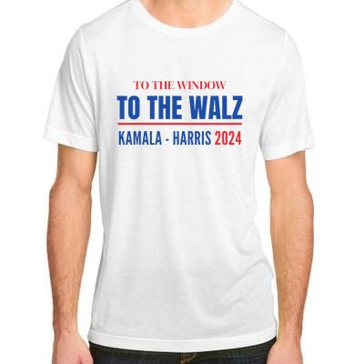 To The Window To The Waltz Walz Kamala Harris Tim Waltz Walz Adult ChromaSoft Performance T-Shirt