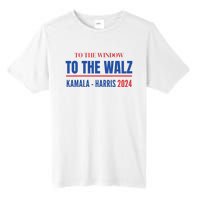 To The Window To The Waltz Walz Kamala Harris Tim Waltz Walz Tall Fusion ChromaSoft Performance T-Shirt