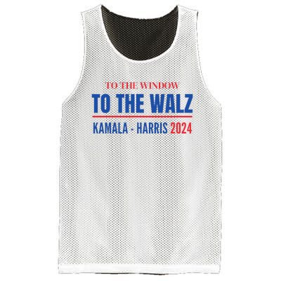 To The Window To The Waltz Walz Kamala Harris Tim Waltz Walz Mesh Reversible Basketball Jersey Tank