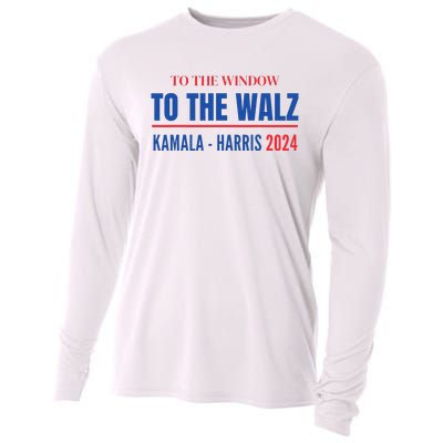 To The Window To The Waltz Walz Kamala Harris Tim Waltz Walz Cooling Performance Long Sleeve Crew