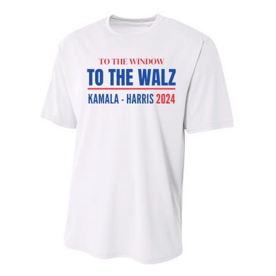 To The Window To The Waltz Walz Kamala Harris Tim Waltz Walz Performance Sprint T-Shirt