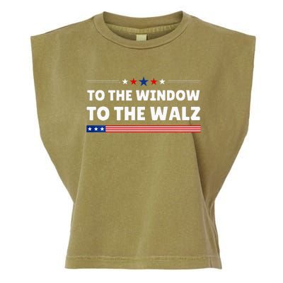 To The Window To The Walz Harris Waltz 2024 Garment-Dyed Women's Muscle Tee