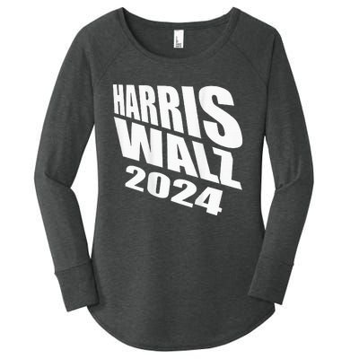 To The Window To The Walz Harris Walz 2024 Vote Women's Perfect Tri Tunic Long Sleeve Shirt