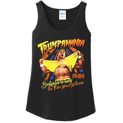 Trumpamania Trump Wrestling Meme Trumpamania Ladies Essential Tank