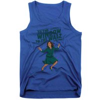 To The Window To The Walz Kamala Harris Funny Political Gift Tank Top