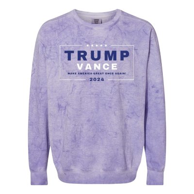 Trumpamania Trumpamania Wrestler Trump Vance Vp Maga Colorblast Crewneck Sweatshirt