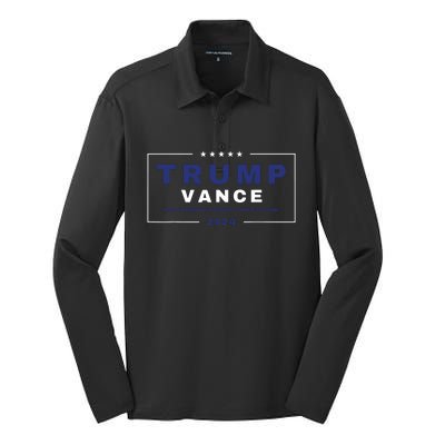 Trumpamania Trumpamania Wrestler Trump Vance Vp Maga Silk Touch Performance Long Sleeve Polo