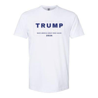 Trumpamania Trumpamania Wrestler Trump Vance Vp Maga Softstyle CVC T-Shirt