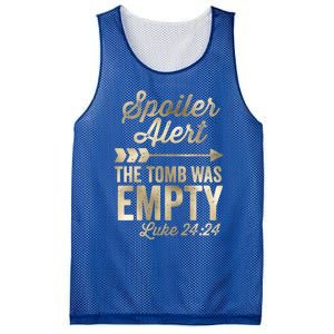 The Tomb Was Empty Spoiler Alert Arrow Christian Gift Mesh Reversible Basketball Jersey Tank