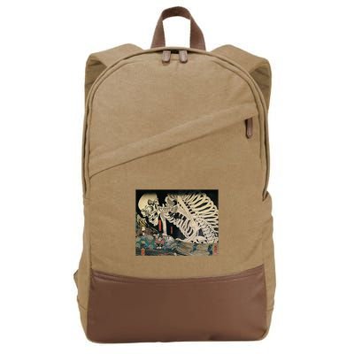 Takiyasha The Witch And The Skeleton Spectre By Utagawa Kuniyoshi Cotton Canvas Backpack