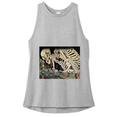 Takiyasha The Witch And The Skeleton Spectre By Utagawa Kuniyoshi Ladies PosiCharge Tri-Blend Wicking Tank