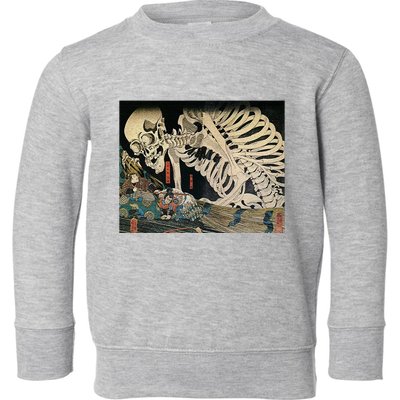 Takiyasha The Witch And The Skeleton Spectre By Utagawa Kuniyoshi Toddler Sweatshirt