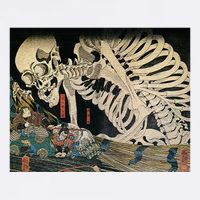 Takiyasha The Witch And The Skeleton Spectre By Utagawa Kuniyoshi Tall T-Shirt