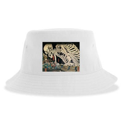 Takiyasha The Witch And The Skeleton Spectre By Utagawa Kuniyoshi Sustainable Bucket Hat