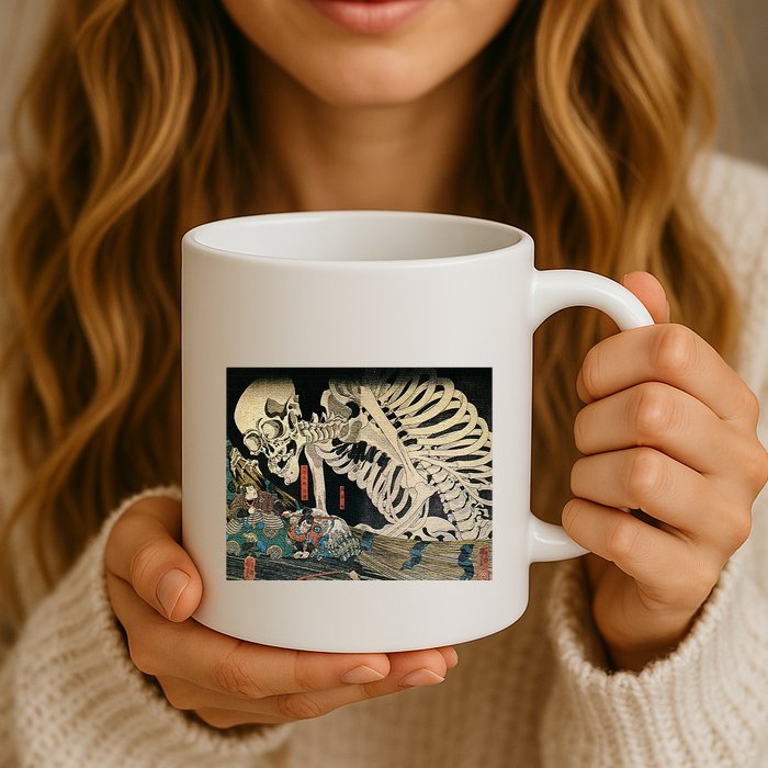 Takiyasha The Witch And The Skeleton Spectre By Utagawa Kuniyoshi Mug