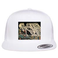 Takiyasha The Witch And The Skeleton Spectre By Utagawa Kuniyoshi Flatbill Hat