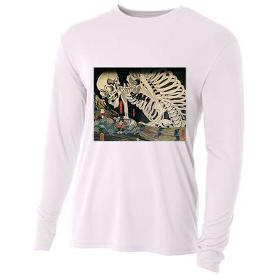 Takiyasha The Witch And The Skeleton Spectre By Utagawa Kuniyoshi Cooling Performance Long Sleeve Crew