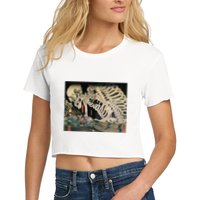 Takiyasha The Witch And The Skeleton Spectre By Utagawa Kuniyoshi Crop Top