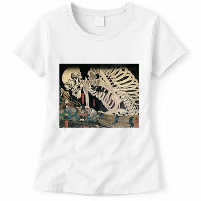 Takiyasha The Witch And The Skeleton Spectre By Utagawa Kuniyoshi Womens T-Shirt