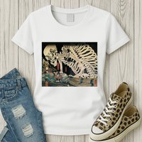 Takiyasha The Witch And The Skeleton Spectre By Utagawa Kuniyoshi Womens T-Shirt