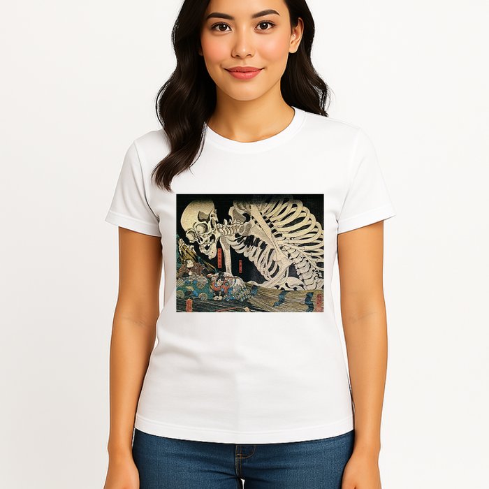 Takiyasha The Witch And The Skeleton Spectre By Utagawa Kuniyoshi Womens T-Shirt