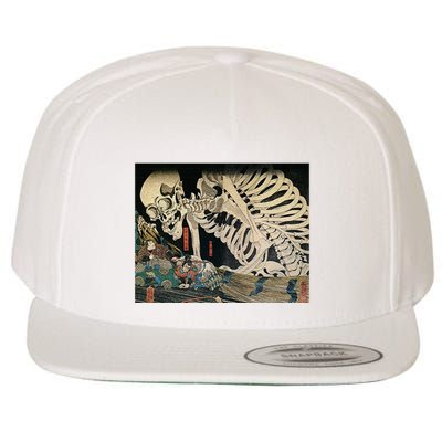 Takiyasha The Witch And The Skeleton Spectre By Utagawa Kuniyoshi Wool Snapback Cap