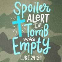 The Tomb Was Empty Luke 24:24 Legacy Tie Dye Trucker Hat