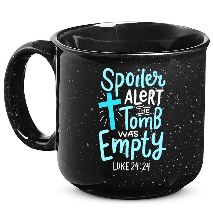 The Tomb Was Empty Luke 24:24 15oz Campfire Ceramic Mug