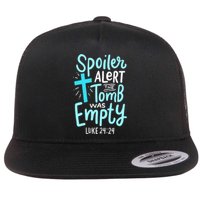 The Tomb Was Empty Luke 24:24 Flat Bill Trucker Hat