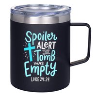 The Tomb Was Empty Luke 24:24 12oz Stainless Steel Coffee Mug