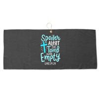 The Tomb Was Empty Luke 24:24 Large Microfiber Waffle Golf Towel