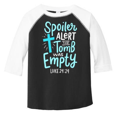 The Tomb Was Empty Luke 24:24 Toddler Fine Jersey T-Shirt