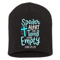 The Tomb Was Empty Luke 24:24 Short Acrylic Beanie