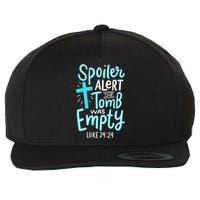 The Tomb Was Empty Luke 24:24 Wool Snapback Cap