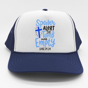 The Tomb Was Empty Luke 24:24 Trucker Hat