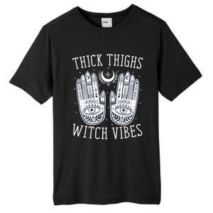 Thick Thighs Witch Vibes Halloween Gift Tall Fusion ChromaSoft Performance T-Shirt