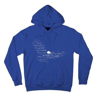 They That Wait Upon The Lord Isaiah 4031 Eagle Hoodie